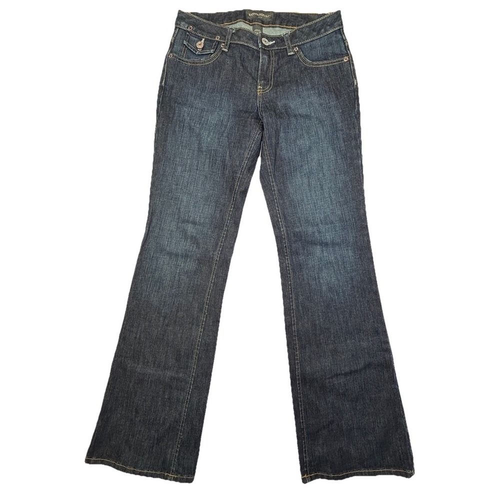 Banana Republic Bootcut Jeans Women's Size 2 Dark Wash Stretch Denim 28x32